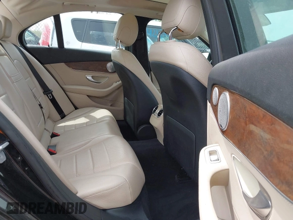 2015 Mercedes-Benz C C 300 Luxury with VIN 55SWF4KBXFU040013, listed as a IAAI auction lot 42136894 with 123,460 mi miles. Bid and sale history available at carsss.com. Image 8.