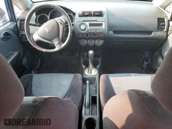 2008 Honda Fit Sport with VIN JHMGD38688S023439, listed as a Copart auction lot 64598514 with 275,095 mi miles and Salvage Title. Bid and sale history available at carsss.com. Image 8.