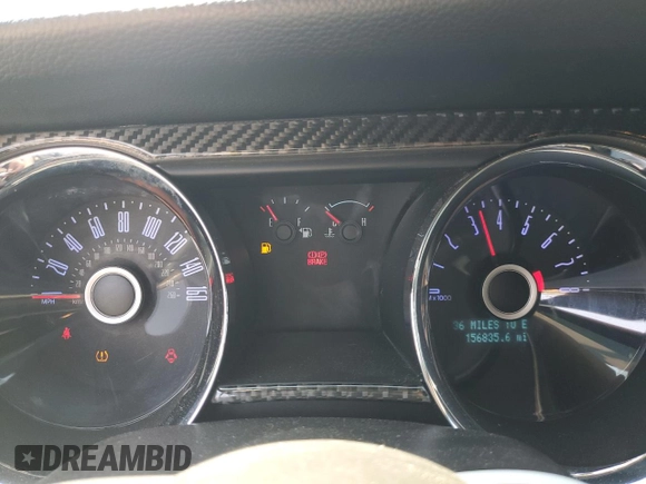 2014 Ford Mustang V6 with VIN 1ZVBP8EM3E5232212, listed as a Copart auction lot 61934665 with 156,835 mi miles and Clean title. Bid and sale history available at DreamBid. Image 9.