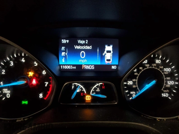 2015 Ford Focus SE z VIN 1FADP3F21FL285263, wystawiony jako Copart lot #53613875 z przebiegiem 116 063 mil mil oraz Szkoda całkowita • Salvage title. Historia ofert i sprzedaży dostępna na DreamBid. Obrazek 9.