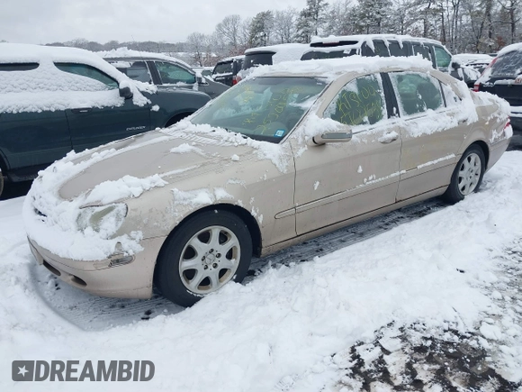 2000 Mercedes-Benz S 320/430/500 z VIN WDBNG70J1YA135236, wystawiony jako IAAI lot #41570953 z przebiegiem Nie podano mil oraz . Historia ofert i sprzedaży dostępna na DreamBid. Obrazek 2.