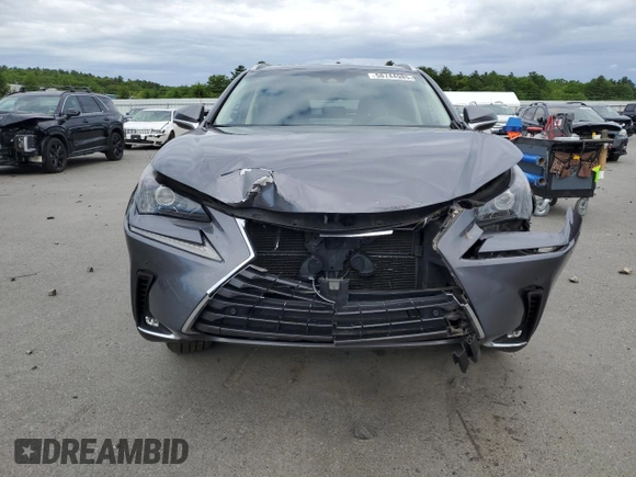 2018 Lexus NX 300h with VIN JTJBJRBZXJ2082652, listed as a Copart auction lot 58744985 with 106,090 mi miles and Salvage title. Bid and sale history available at DreamBid. Image 5.
