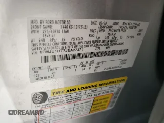 2018 Ford Expedition XLT z VIN 1FMJU1HT7JEA27371, wystawiony jako Copart lot #49544585 z przebiegiem 81 151 mil mil oraz Szkoda całkowita • Salvage title. Historia ofert i sprzedaży dostępna na DreamBid. Obrazek 15.