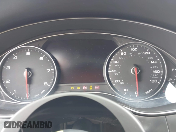 2015 Audi A6 2.0T Premium Plus with VIN WAUGFAFC7FN010019, listed as a IAAI auction lot 42033638 with 1 mi miles. Bid and sale history available at carsss.com. Image 7.