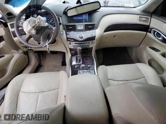 2011 Infiniti M37 with VIN JN1BY1AR1BM370151, listed as a Copart auction lot 45120405 with 163,349 mi miles and Non Repairable. Bid and sale history available at carsss.com. Image 8.