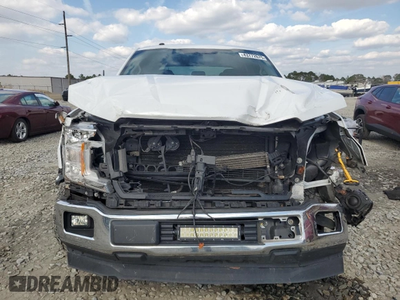 2018 Ford F-150 XL with VIN 1FTEW1CB8JFC30701, listed as a Copart auction lot 43772675 with 109,440 mi miles and Salvage Title. Bid and sale history available at carsss.com. Image 5.