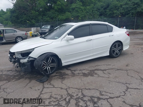 2016 Honda Accord Touring with VIN 1HGCR3F90GA020734, listed as a IAAI auction lot 42474951 with 126,304 mi miles and . Bid and sale history available at DreamBid. Image 2.