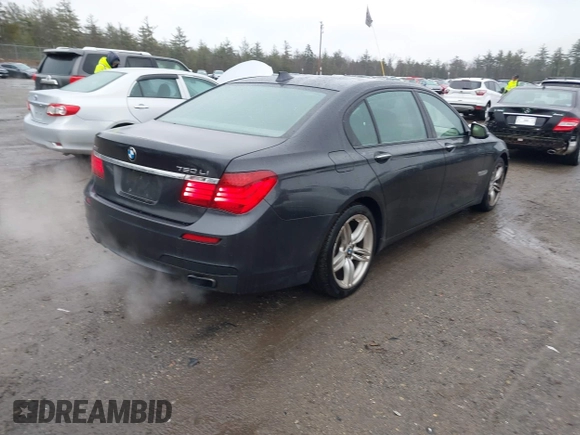 2013 BMW 7 Series 750Li xDrive with VIN WBAYF8C56DD140816, listed as a IAAI auction lot 41709920 with 157,842 mi miles and . Bid and sale history available at DreamBid. Image 4.