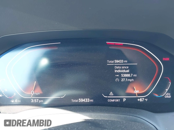 2020 BMW 3 Series 330i z VIN WBA5R1C05LFH66384, wystawiony jako IAAI lot #41810255 z przebiegiem 59 433 mil mil oraz . Historia ofert i sprzedaży dostępna na DreamBid. Obrazek 7.