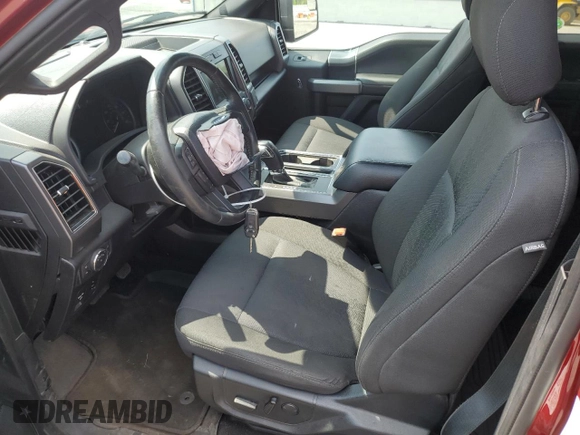 2019 Ford F-150 XL with VIN 1FTEW1EP0KFB14211, listed as a Copart auction lot 60712585 with 92,013 mi miles and Salvage title. Bid and sale history available at DreamBid. Image 7.