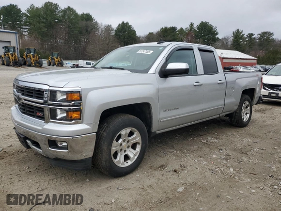 2015 Chevrolet Silverado 1500 LT with VIN 1GCVKREC4FZ322166, listed as a Copart auction lot 51247185 with 124,867 mi miles and Clean Title. Bid and sale history available at DreamBid. Image 1.