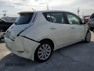 2017 Nissan LEAF S with VIN 1N4BZ0CP0HC302380, listed as a Copart auction lot 52856955 with 53,141 mi miles and Salvage title. Bid and sale history available at DreamBid. Image 3.