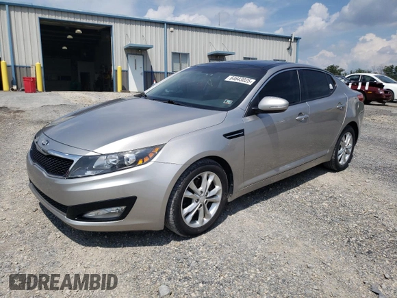 2013 Kia Optima EX with VIN 5XXGN4A79DG159574, listed as a Copart auction lot 64643025 with 130,827 mi miles and Clean title. Bid and sale history available at DreamBid. Image 1.