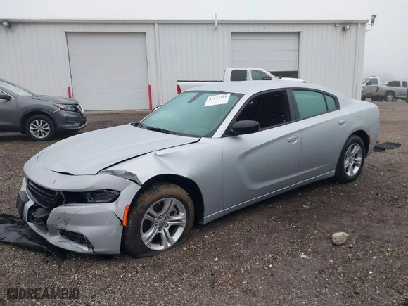 2023 Dodge Charger SXT with VIN 2C3CDXBG3PH608156, listed as a IAAI auction lot 41472301 with 17,112 mi miles. Bid and sale history available at carsss.com. Image 2.