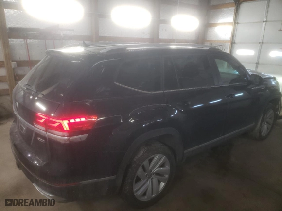 2021 Volkswagen Atlas 3.6L V6 SEL with VIN 1V2BR2CA3MC524325, listed as a Copart auction lot 88528185 with 50,388 mi miles and Salvage Title. Bid and sale history available at carsss.com. Image 3.