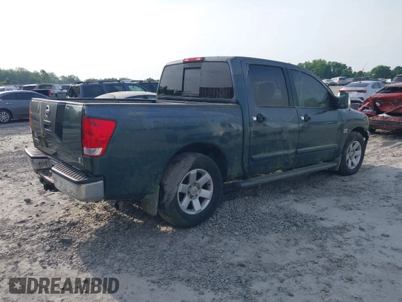 2004 Nissan Titan LE with VIN 1N6AA07A84N549757, listed as a IAAI auction lot 42083786 with 313,053 mi miles and . Bid and sale history available at DreamBid. Image 4.