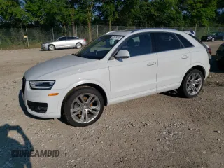 2015 Audi Q3 Prestige z VIN WA1GFCFSXFR009536, wystawiony jako Copart lot #61529105 z przebiegiem 94 382 mil mil oraz Szkoda całkowita • Salvage title. Historia ofert i sprzedaży dostępna na DreamBid. Obrazek 1.