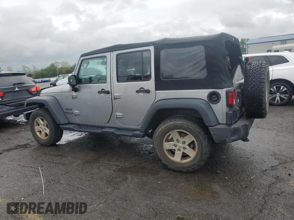 2017 Jeep Wrangler Unlimited Sport with VIN 1C4BJWDG1HL754907, listed as a Copart auction lot 56607585 with 66,324 mi miles and Salvage title. Bid and sale history available at DreamBid. Image 2.