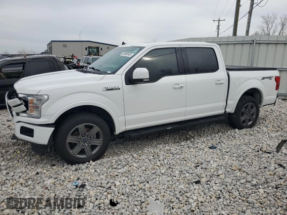 2020 Ford F-150 XL with VIN 1FTEW1EP5LFC61593, listed as a Copart auction lot 50969545 with 72,081 mi miles and Salvage Title. Bid and sale history available at carsss.com. Image 1.