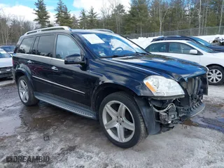 2012 Mercedes-Benz GL-Class GL 550 with VIN 4JGBF8GE2CA767978, listed as a IAAI auction lot 41665139 with 128,798 mi miles. Bid and sale history available at carsss.com. Image 1.
