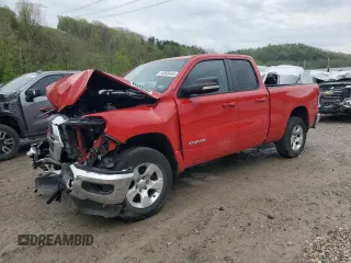 2022 Ram 1500 Big Horn z VIN 1C6RRFBG9NN270193, wystawiony jako Copart lot #54565445 z przebiegiem 23 603 mil mil oraz Szkoda całkowita • Salvage title. Historia ofert i sprzedaży dostępna na DreamBid. Obrazek 1.