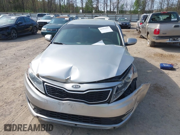 2012 Kia Optima Hybrid with VIN KNAGM4AD9C5020070, listed as a IAAI auction lot 41952137 with 153,942 mi miles. Bid and sale history available at carsss.com. Image 6.