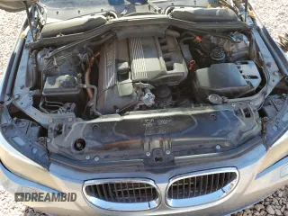 2004 BMW 5 Series 530i with VIN WBANA73564B057328, listed as a Copart auction lot 43020595 with 155,003 mi miles and Salvage Title. Bid and sale history available at DreamBid. Image 12.