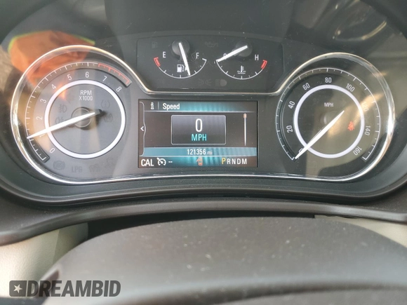 2016 Buick Regal Premium II with VIN 2G4GT5GX7G9174570, listed as a Copart auction lot 69968344 with 121,356 mi miles and Salvage Title. Bid and sale history available at carsss.com. Image 9.