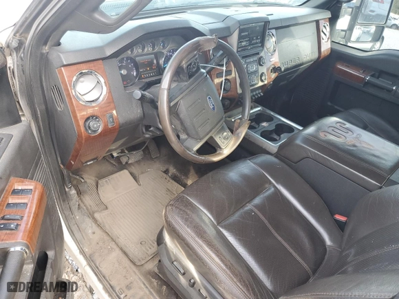 2016 Ford Super Duty F-350 DRW Lariat with VIN 1FT8W3DT6GEB58881, listed as a Copart auction lot 45170955 with NaN miles and Salvage Title. Bid and sale history available at carsss.com. Image 8.