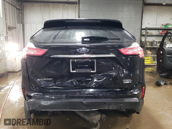 2020 Ford Edge SEL with VIN 2FMPK4J92LBA47624, listed as a Copart auction lot 52529195 with 70,773 mi miles and Salvage Title. Bid and sale history available at DreamBid. Image 6.