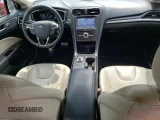 2018 Ford Fusion Titanium with VIN 3FA6P0RU9JR120124, listed as a Copart auction lot 54992384 with 117,170 mi miles and Salvage Title. Bid and sale history available at DreamBid. Image 8.