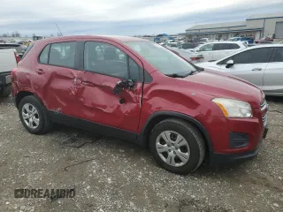 2015 Chevrolet Trax LS with VIN KL7CJKSB1FB159740, listed as a Copart auction lot 44644725 with 83,378 mi miles and Salvage Title. Bid and sale history available at carsss.com. Image 4.