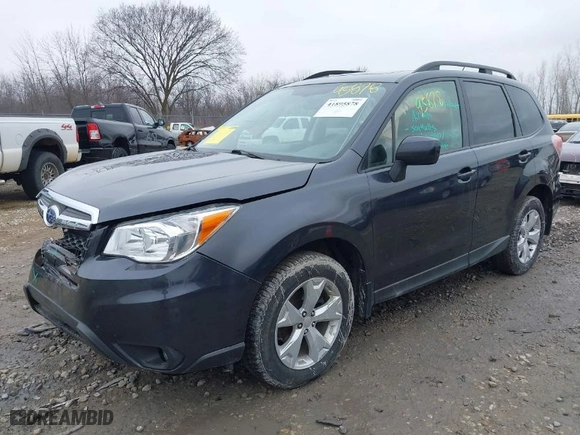 2015 Subaru Forester 2.5i Premium with VIN JF2SJADC3FH553513, listed as a IAAI auction lot 41895878 with 107,768 mi miles. Bid and sale history available at carsss.com. Image 2.