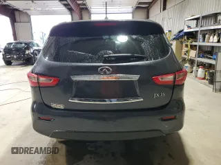 2013 Infiniti JX35 with VIN 5N1AL0MM8DC337251, listed as a Copart auction lot 72760754 with 156,741 mi miles and Salvage Title. Bid and sale history available at carsss.com. Image 6.