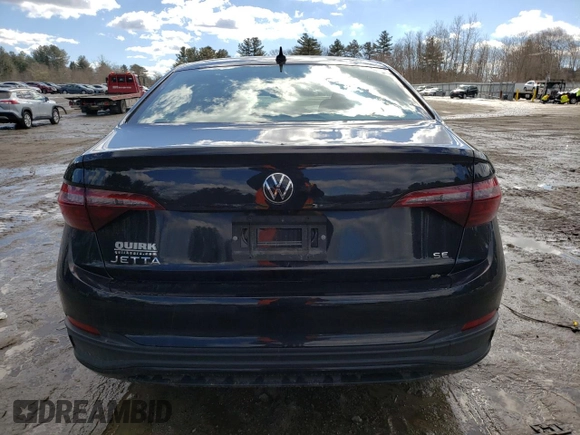 2023 Volkswagen Jetta SE with VIN 3VW7M7BU1PM036442, listed as a Copart auction lot 46730935 with 17,385 mi miles and Salvage title. Bid and sale history available at DreamBid. Image 6.
