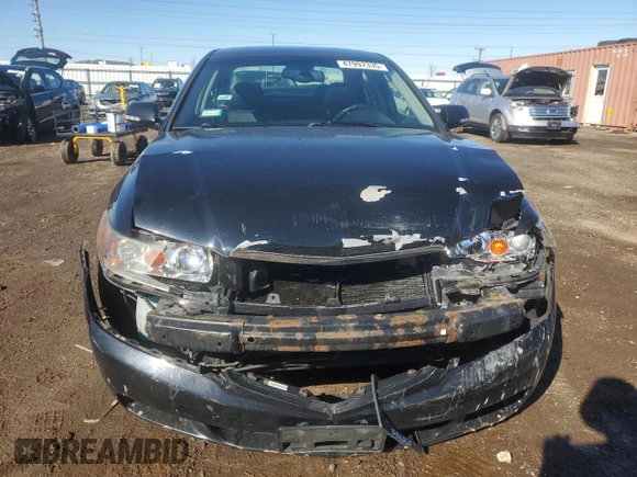 2005 Acura TSX with VIN JH4CL96805C002177, listed as a Copart auction lot 47997335 with 159,682 mi miles and Salvage Title. Bid and sale history available at carsss.com. Image 5.