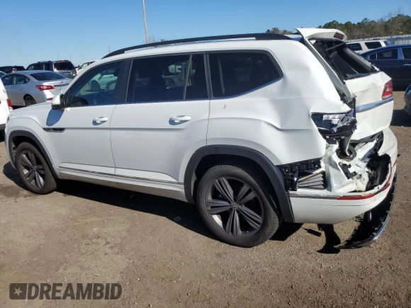 2021 Volkswagen Atlas SE with VIN 1V2PR2CA3MC562630, listed as a Copart auction lot 36489233 with 41,996 mi miles and Salvage title. Bid and sale history available at DreamBid. Image 2.