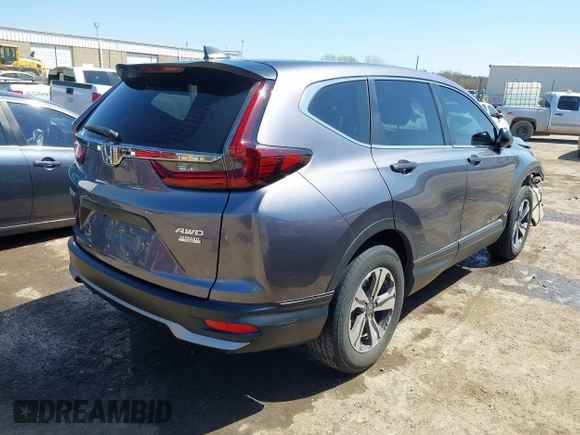 2020 Honda CR-V LX with VIN 7FARW2H26LE007147, listed as a IAAI auction lot 41985773 with 41,778 mi miles and . Bid and sale history available at carsss.com. Image 4.