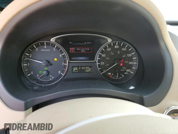 2015 Nissan Altima S with VIN 1N4AL3AP4FC444066, listed as a Copart auction lot 50791965 with 216,239 mi miles and Salvage Title. Bid and sale history available at DreamBid. Image 9.
