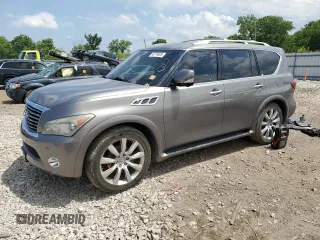 2013 Infiniti QX56 with VIN JN8AZ2NC4D9350374, listed as a Copart auction lot 62579605 with 169,554 mi miles and Clean title. Bid and sale history available at DreamBid. Image 1.