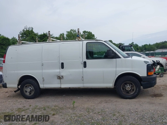 2011 Chevrolet Express Cargo with VIN 1GCWGFCA4B1172655, listed as a IAAI auction lot 42451763 with 326,327 mi miles and . Bid and sale history available at DreamBid. Image 13.