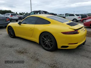 2019 Porsche 911 Carrera with VIN WP0AA2A93KS104130, listed as a Copart auction lot 74733714 with 43,418 mi miles and Salvage Title. Bid and sale history available at carsss.com. Image 2.