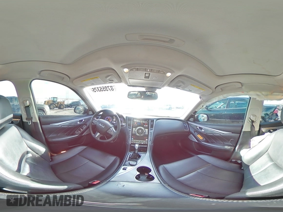 2017 Infiniti Q50 Premium with VIN JN1EV7AP4HM730609, listed as a Copart auction lot 87855375 with 105,949 mi miles and Salvage Title. Bid and sale history available at DreamBid. Image 15.