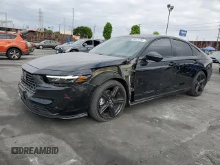 2024 Honda Accord Sport-L with VIN 1HGCY2F72RA077497, listed as a Copart auction lot 54013155 with 13,967 mi miles and Salvage title. Bid and sale history available at DreamBid. Image 1.