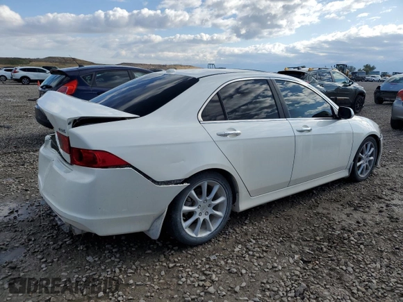 2007 Acura TSX Navi with VIN JH4CL96957C001778, listed as a Copart auction lot 57298815 with 484,754 mi miles and Salvage title. Bid and sale history available at DreamBid. Image 3.