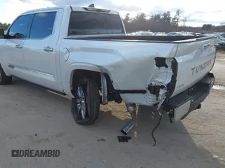 2024 Toyota Tundra Capstone Hybrid with VIN 5TFVC5DB3RX062793, listed as a IAAI auction lot 40829567 with 15,683 mi miles and . Bid and sale history available at DreamBid. Image 6.