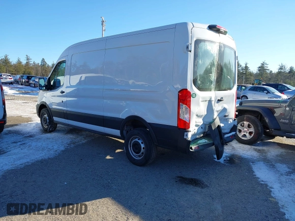 2023 Ford Transit Cargo with VIN 1FTBR1C84PKB27872, listed as a IAAI auction lot 41025498 with 6,710 mi miles and . Bid and sale history available at DreamBid. Image 3.