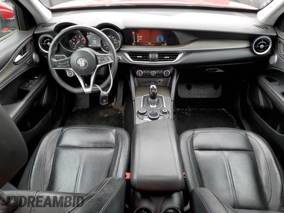 2018 Alfa Romeo Stelvio Ti z VIN ZASFAKBN7J7B80170, wystawiony jako Copart lot #53367875 z przebiegiem 94 603 mil mil oraz Czysty tytuł • Clean title. Historia ofert i sprzedaży dostępna na DreamBid. Obrazek 8.
