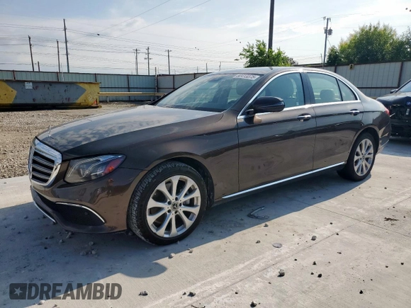 2018 Mercedes-Benz E 300 with VIN WDDZF4JB3JA312599, listed as a Copart auction lot 60413375 with Not provided miles and Salvage title. Bid and sale history available at DreamBid. Image 1.