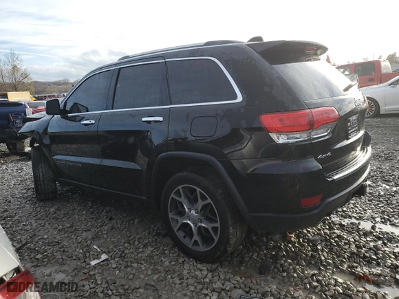 2019 Jeep Grand Cherokee Limited X with VIN 1C4RJFBT9KC855795, listed as a Copart auction lot 80690604 with 87,919 mi miles and Salvage Title. Bid and sale history available at carsss.com. Image 2.